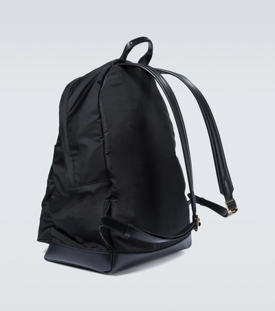 Shop Tom Ford Buckley Oversized Backpack In Black