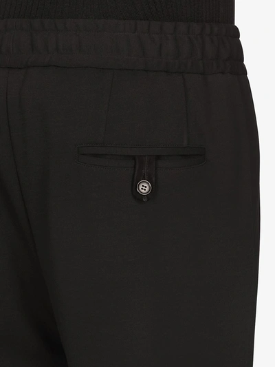 Shop Dolce & Gabbana Drawstring Track Pants In Black