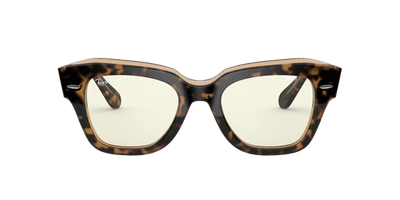 Ray Ban Ray In Clear Photochromic Grey With Blue-light 