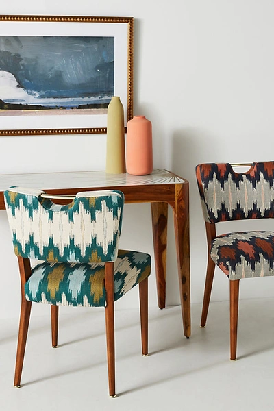 Shop Anthropologie Wyatt Dining Chair In Orange