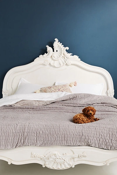 Shop Anthropologie Menara Bed By  In White Size Kg Top/bed