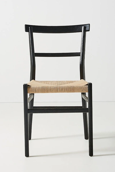 Shop Anthropologie Oak Farmhouse Dining Chair In Black