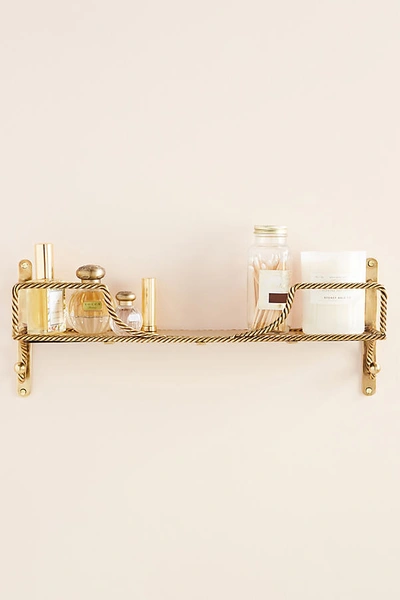 Shop Anthropologie Francis Bathroom Shelf By  In Brown Size S