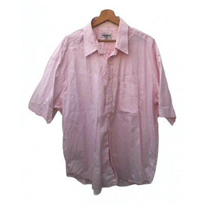 Pre-owned Saint Laurent Pink Cotton Shirts