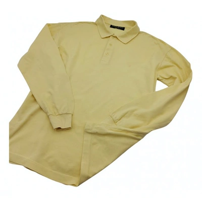 Pre-owned Saint Laurent Orange Cotton Polo Shirts