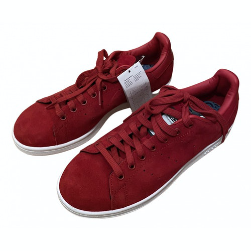 Pre-owned Adidas Originals Stan Smith Red Suede Trainers | ModeSens