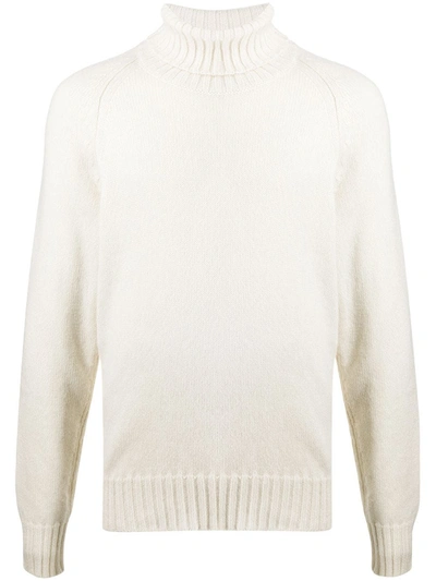 Shop Tom Ford Men's White Cashmere Sweater