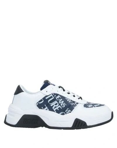 Shop Versace Jeans Couture Sneakers In Dark Blue