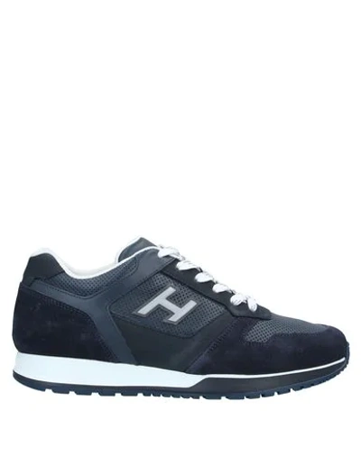 Shop Hogan Man Sneakers Midnight Blue Size 8.5 Soft Leather