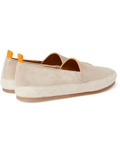 Shop Mulo Loafers In Light Grey