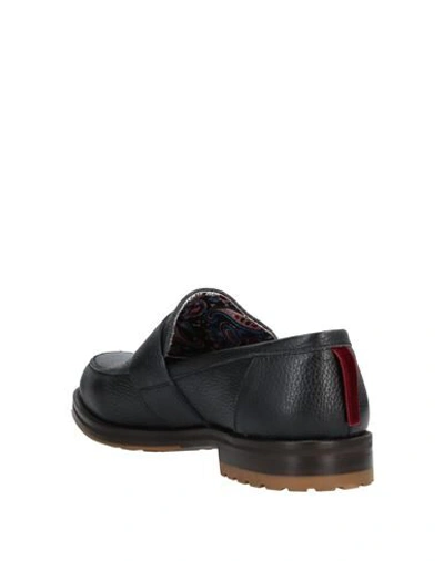 Shop Attimonelli's Loafers In Black
