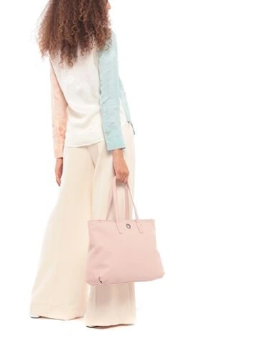 Shop Mandarina Duck Woman Handbag Light Pink Size - Bovine Leather