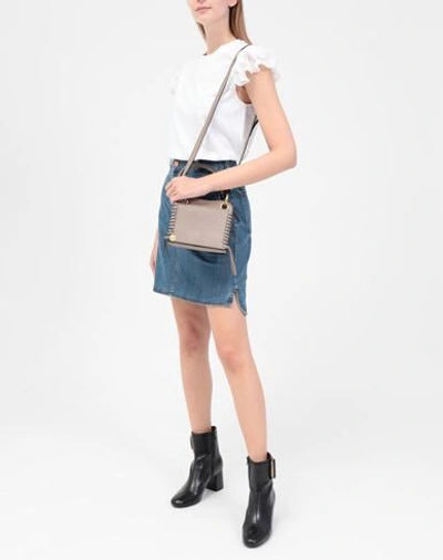 Shop See By Chloé Tilda Sbc Mini Bag Woman Handbag Dove Grey Size - Bovine Leather