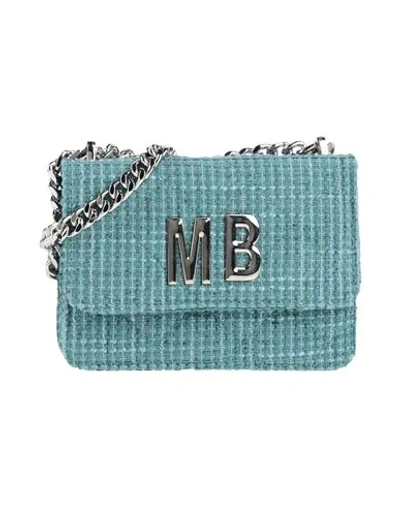 Shop Mia Bag Shoulder Bag In Turquoise