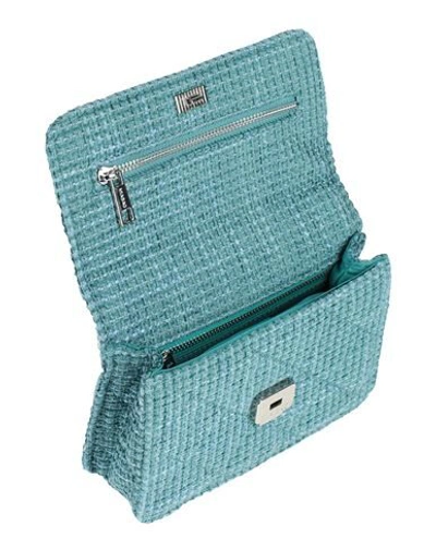 Shop Mia Bag Shoulder Bag In Turquoise