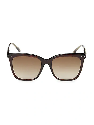 Shop Bottega Veneta 53mm Square Sunglasses