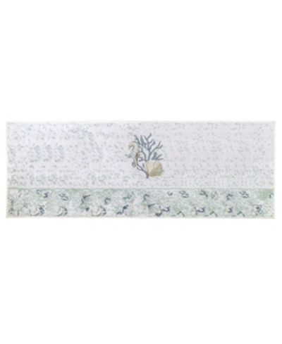 Shop Avanti Coastal Terrazzo Cotton Bath Rug, 24" X 60" In Multi