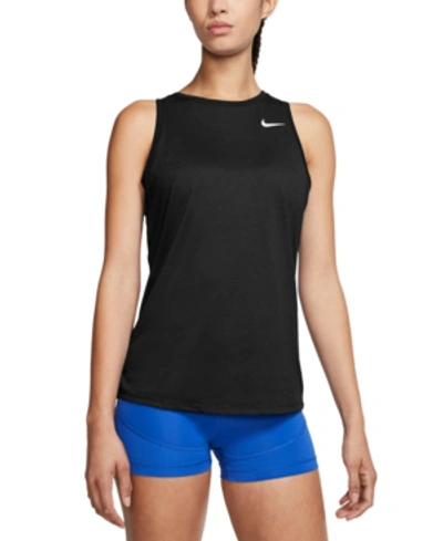 Shop Nike Women's Dri-fit Training Tank Top In Black/white