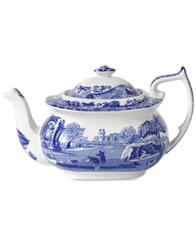 Shop Spode Blue Italian Teapot, 2.5 Pint