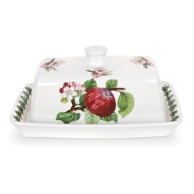 Shop Portmeirion Pomona Covered Butter Dish In White