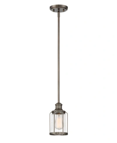 Shop Designer's Fountain Anson Mini Pendant In Bronze