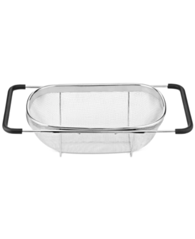 Shop Cuisinart Over-the-sink Colander In Black/stainless