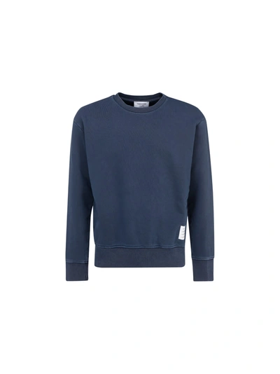 Shop Thom Browne Sweatshirt In Navy