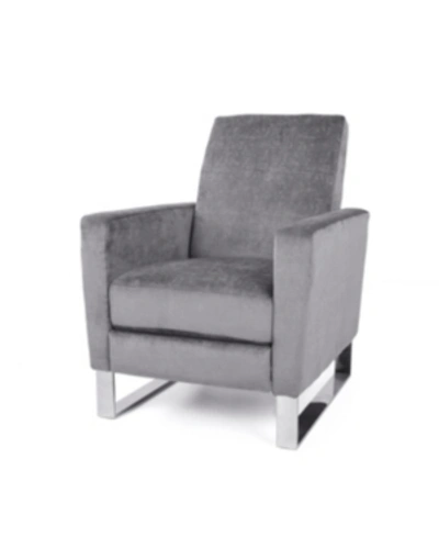 Shop Noble House Brightwood Recliner In Grey