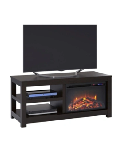Shop Ameriwood Home Ira Electric Fireplace Tv Stand For Tvs Up To 55 Inches In Brown