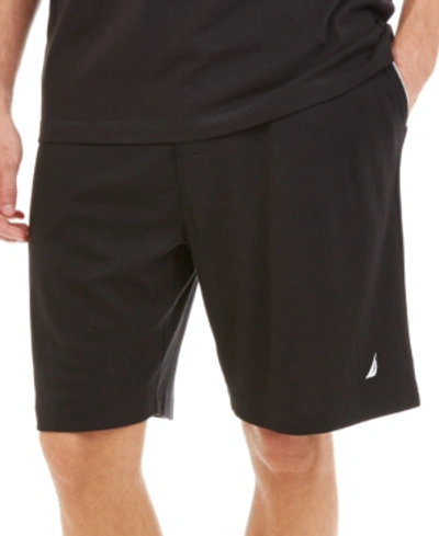 Shop Nautica Knit Pajama Shorts In True Black