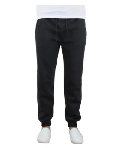Galaxy By Harvic Mens Zip Pockets Drawstring Sweatpants In Black