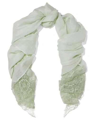 Shop Valentino Scarves In Light Green