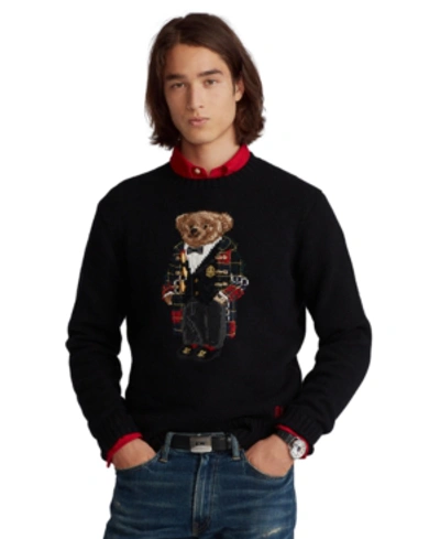 Polo Ralph Lauren Men's Big & Tall Duffel Bear Sweater In Holiday Bear |  ModeSens