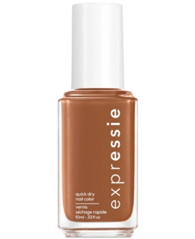 Shop Essie Expr Quick Dry Nail Color In Cold Brew Crew