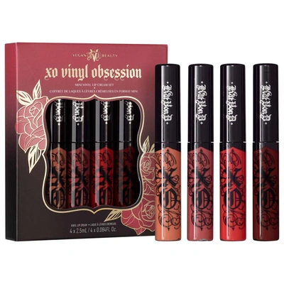 Shop Kvd Vegan Beauty Mini Xo Vinyl Lip Creme Lip Gloss Obsession Set 4 X 0.084 oz/ 2.5 ml