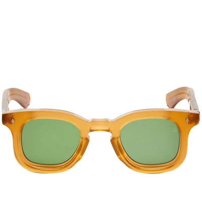 Shop Jacques Marie Mage Loewy Sunglasses In Yellow