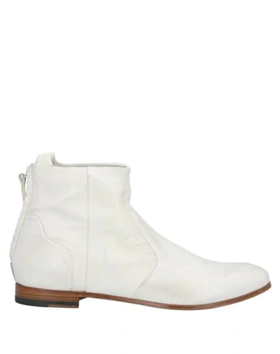 Shop Silvano Sassetti Ankle Boots In White