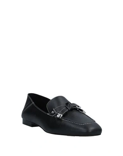 Shop Michael Michael Kors Loafers In Black