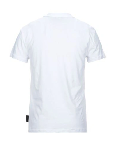 Shop Versace Jeans Couture Man T-shirt White Size Xs Cotton