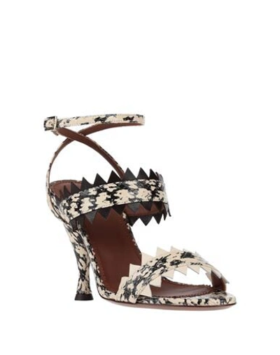 L'autre Chose Sandals In White