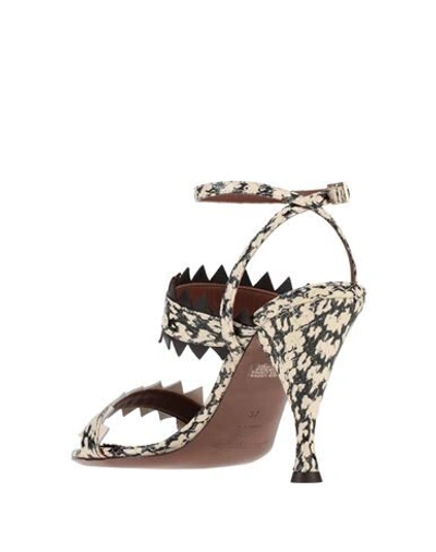 L'autre Chose Sandals In White