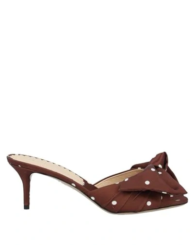 Shop Charlotte Olympia Sandals In Brown