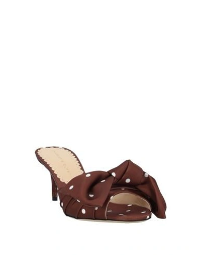 Shop Charlotte Olympia Sandals In Brown