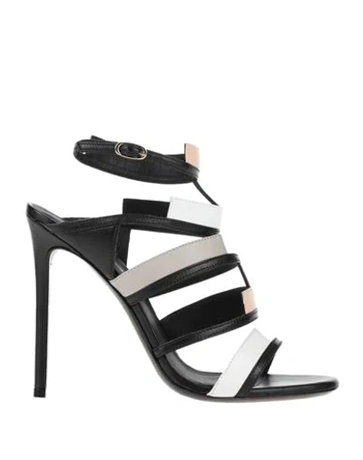 Shop Greymer Grey Mer Woman Sandals Black Size 8.5 Soft Leather