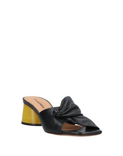 Shop Halmanera Sandals In Black