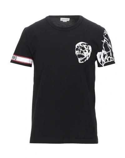 Shop Alexander Mcqueen T-shirts In Black