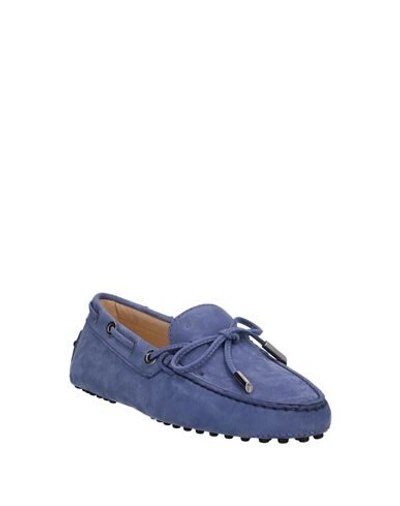 Tod's Loafers In Purple