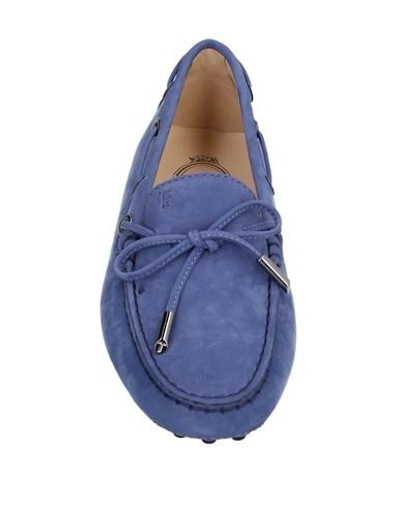 Tod's Loafers In Purple