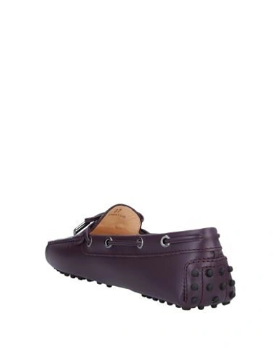 Tod's Loafers In Purple