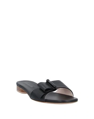 Shop Anna Baiguera Woman Sandals Black Size 7 Soft Leather
